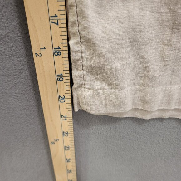 Kim Rogers Linen Blend Capri Pants Women’s Size Small Beachy Coastal Lagenlook - Picture 6 of 6